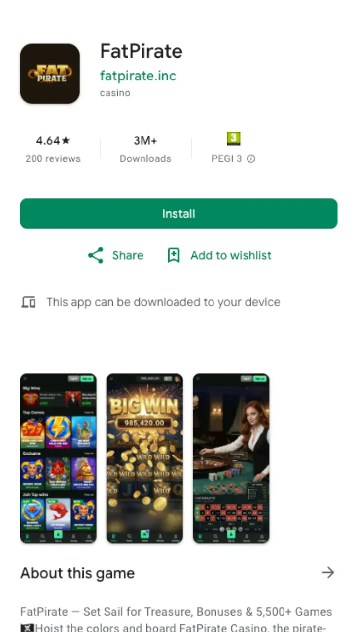 FatPirate app